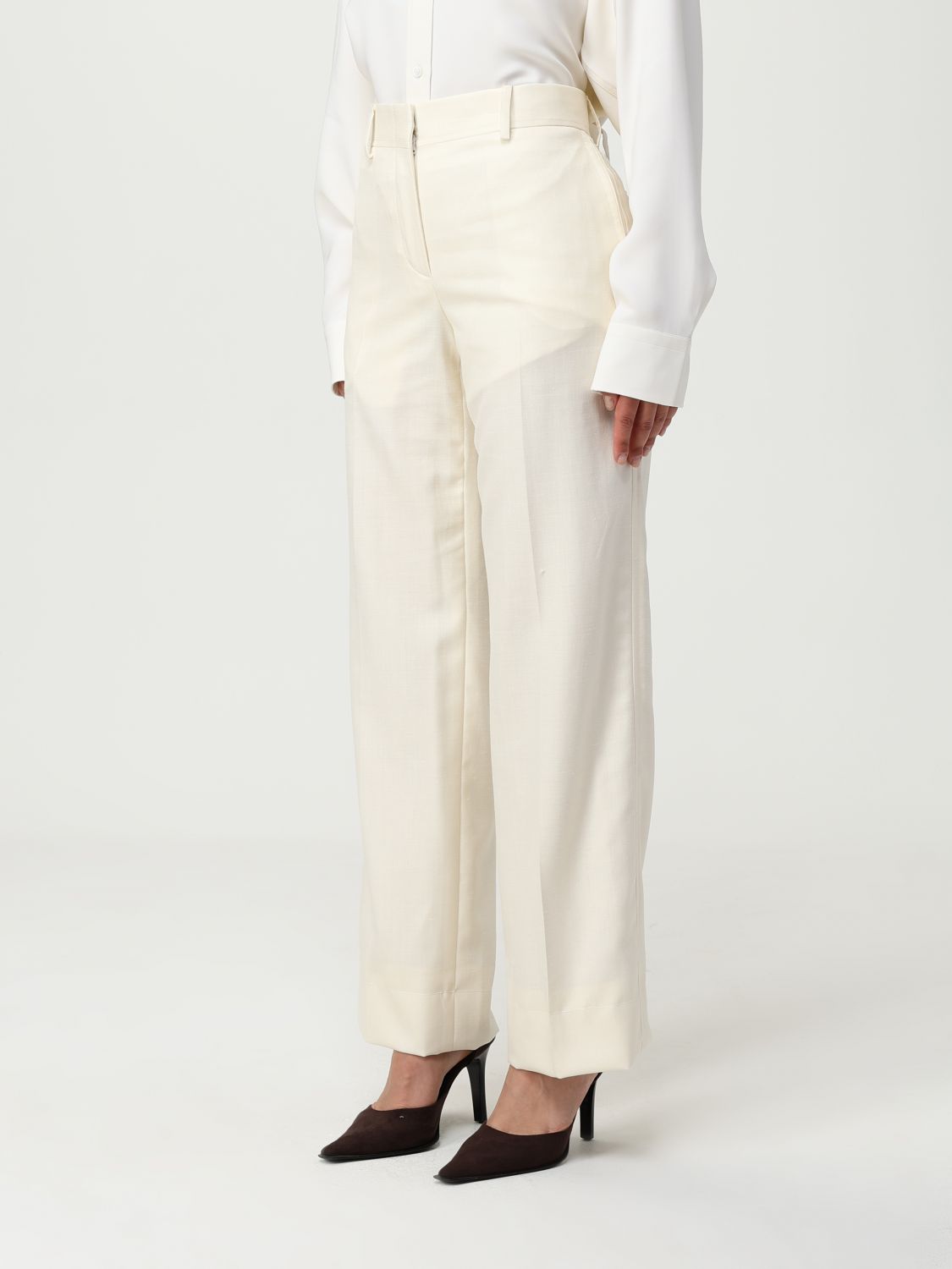 Pants Woman color White