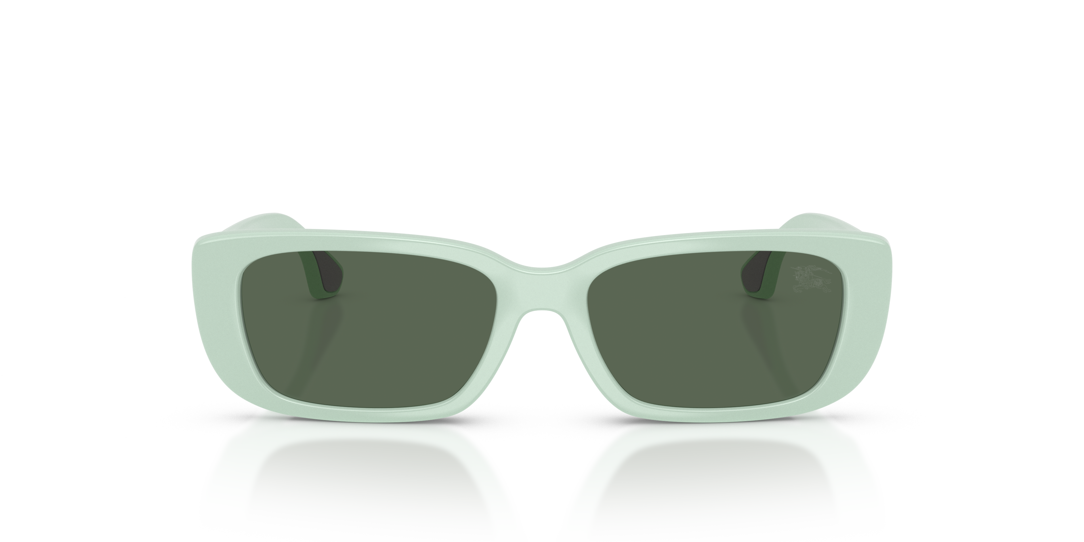 Burberry Kid Burberry JB4006U 423071 Sunglasses Injected Green Green Squared Norma
