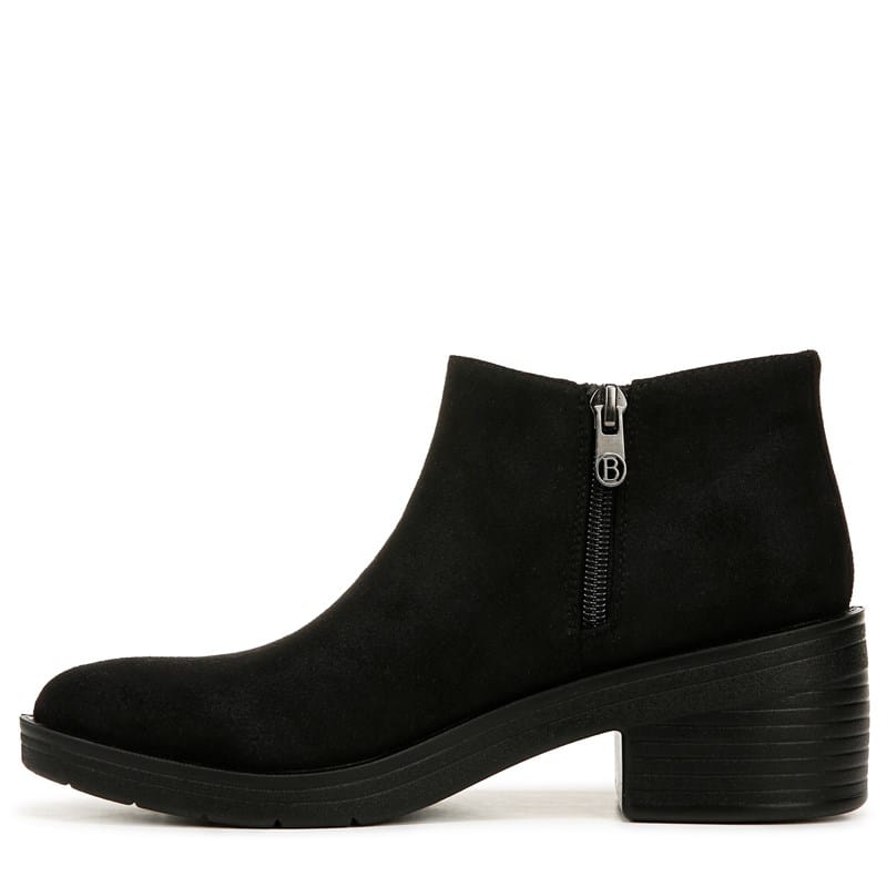 Women's Oasis Ankle Booties (Black Stretch Fabric)