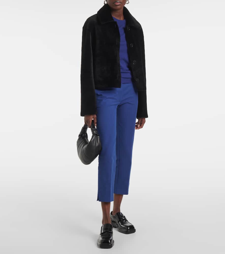 Bing Court cotton-blend slim pants