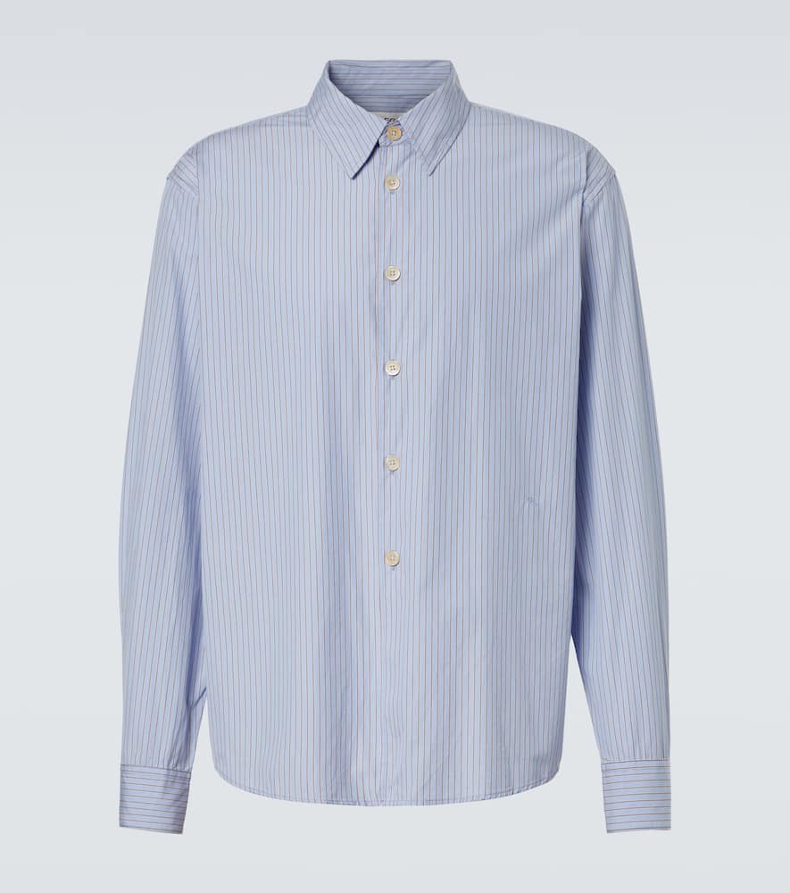 Beyond striped cotton poplin shirt