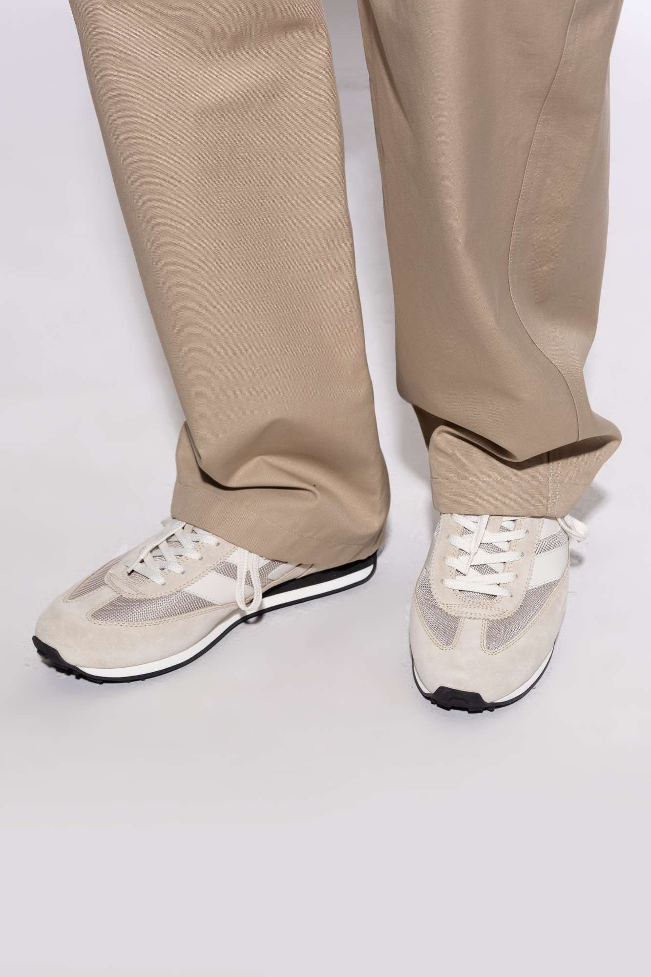 Sports Shoes With Logo, Men's, Grey