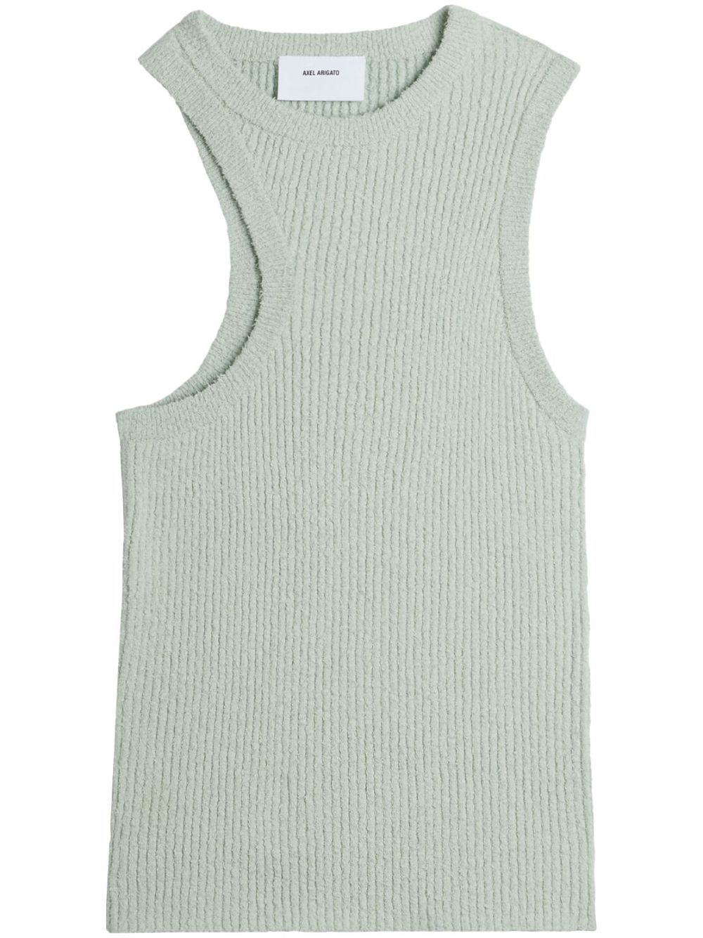 Scoop asymmetric tank top - Green
