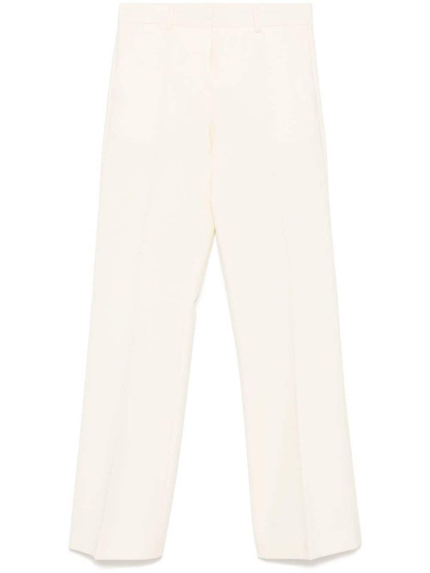 Wool Flared Trousers