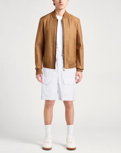 Man Shorts & Bermuda Shorts White Size 30 Cotton