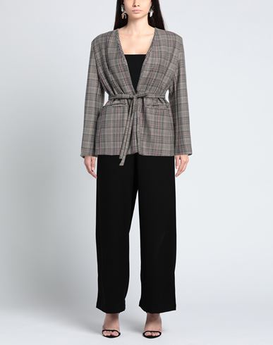 Woman Jacket Black Size L Polyester, Viscose, Elastane
