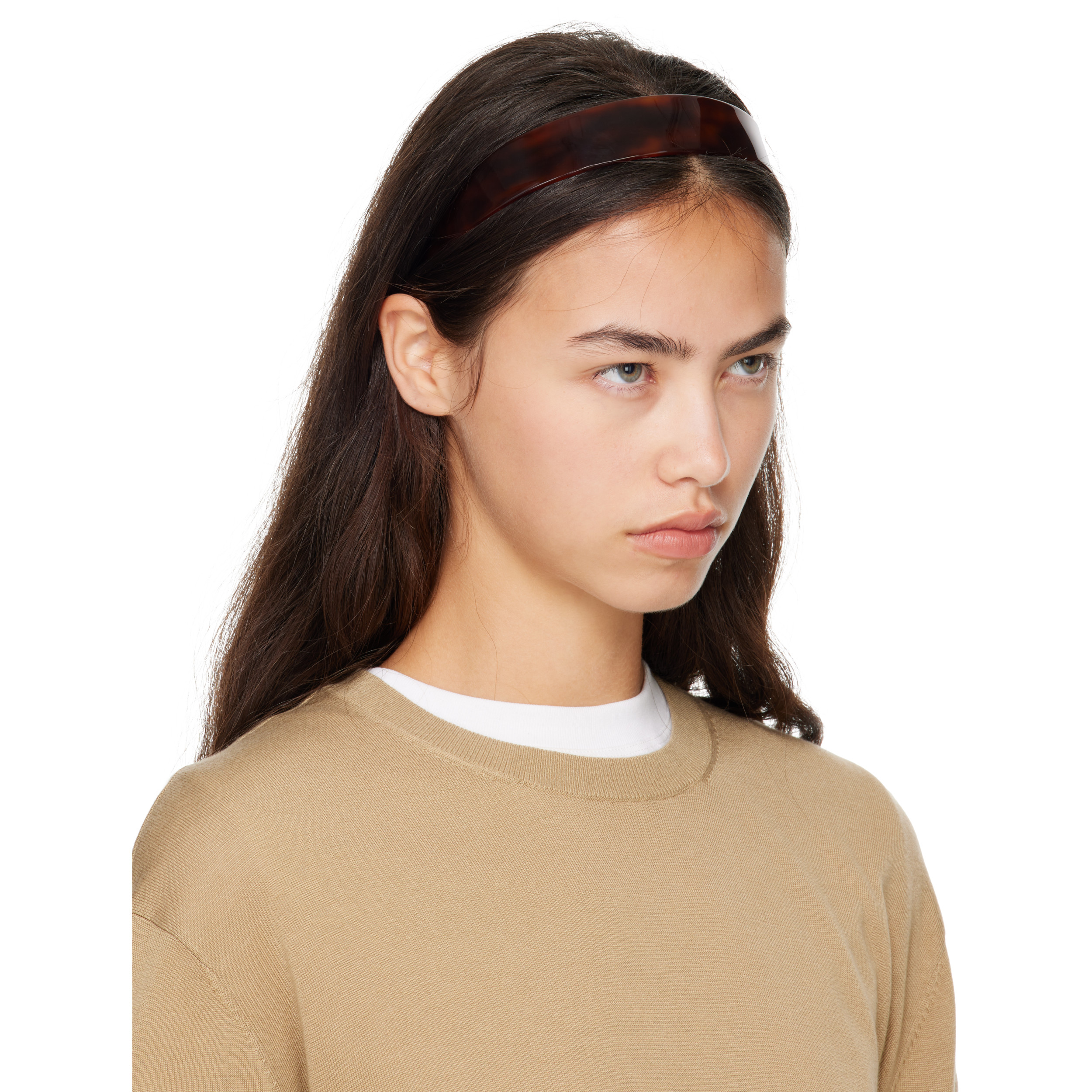 Brown Thin Bessette Headband