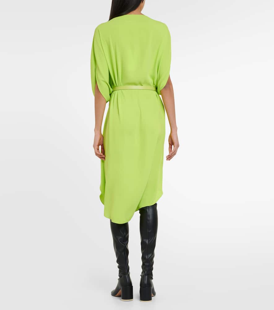Belted midi dress