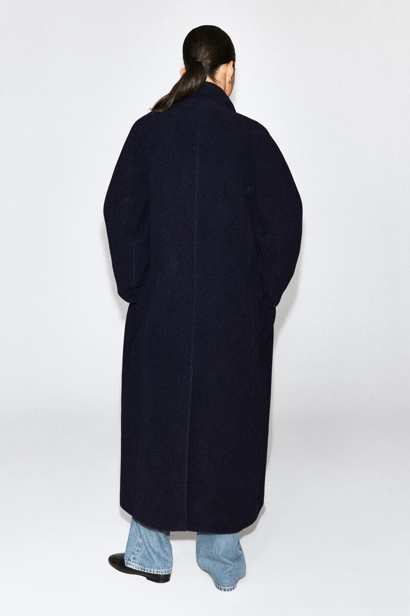 Tailored Double-Faced Wool Long Coat