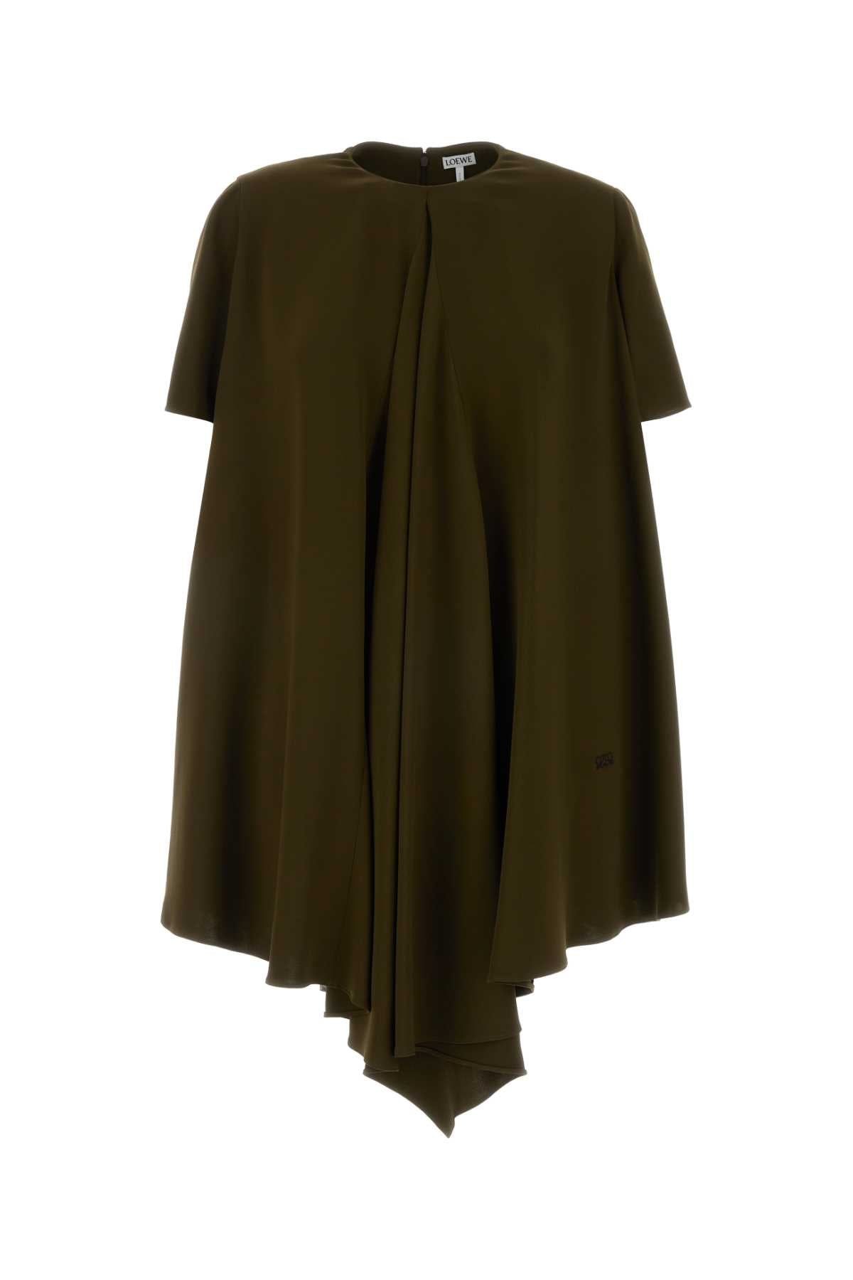 Trapeze Dress — Green
