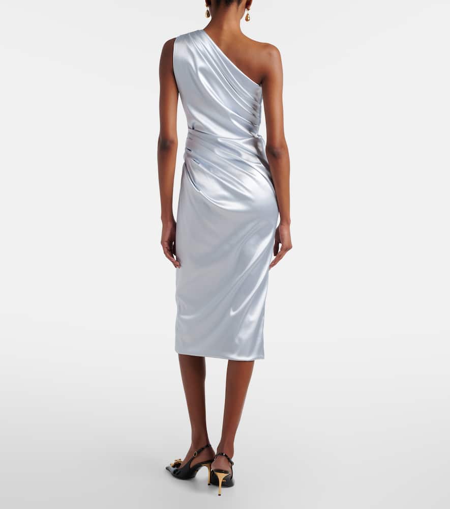Satin midi dress