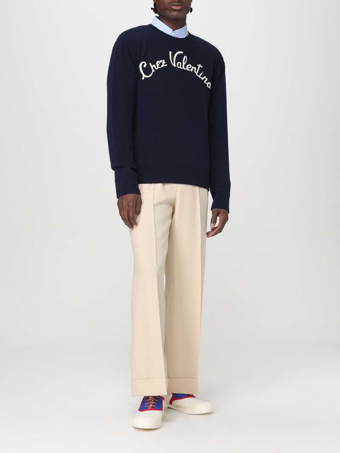 Sweater Men color Blue