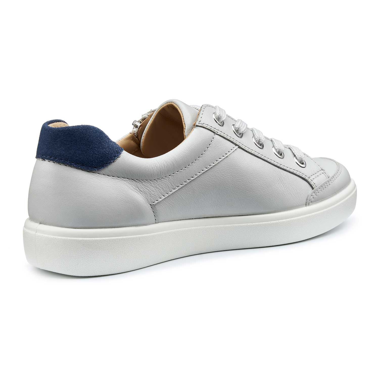 Hotter Women's 'Chase II' Deck Shoes in Light Grey