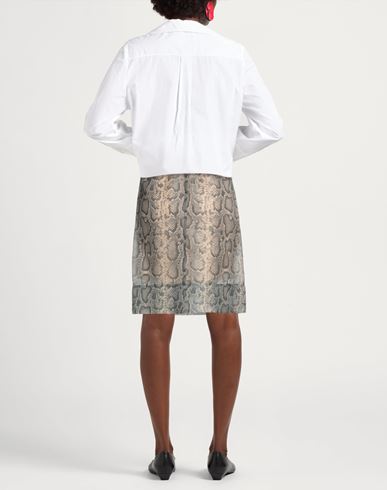Woman Midi skirt Khaki