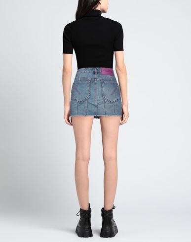 Woman Denim skirt Blue Size 26 Cotton