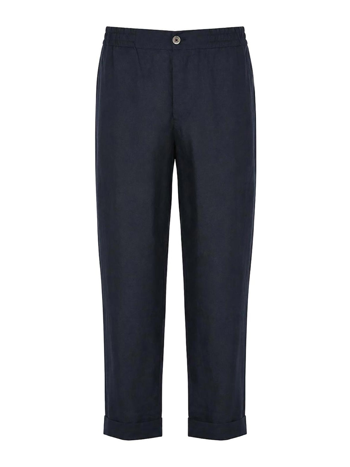 Blue Linen Trousers