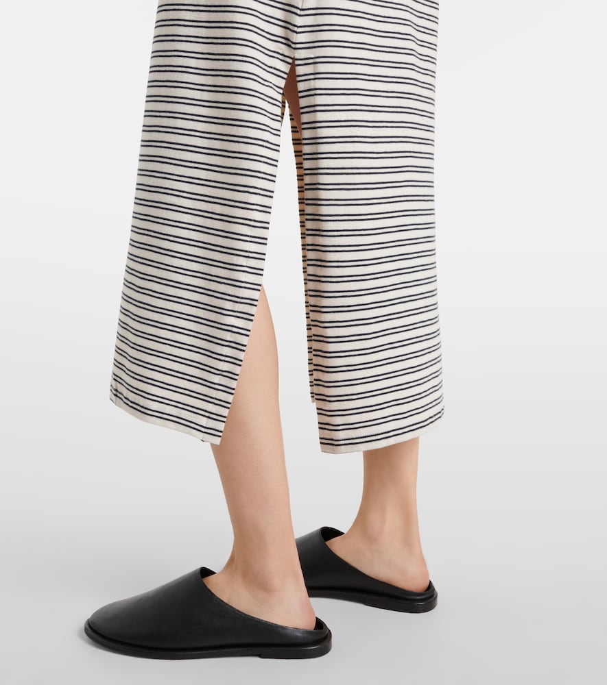 Corin striped cotton midi dress