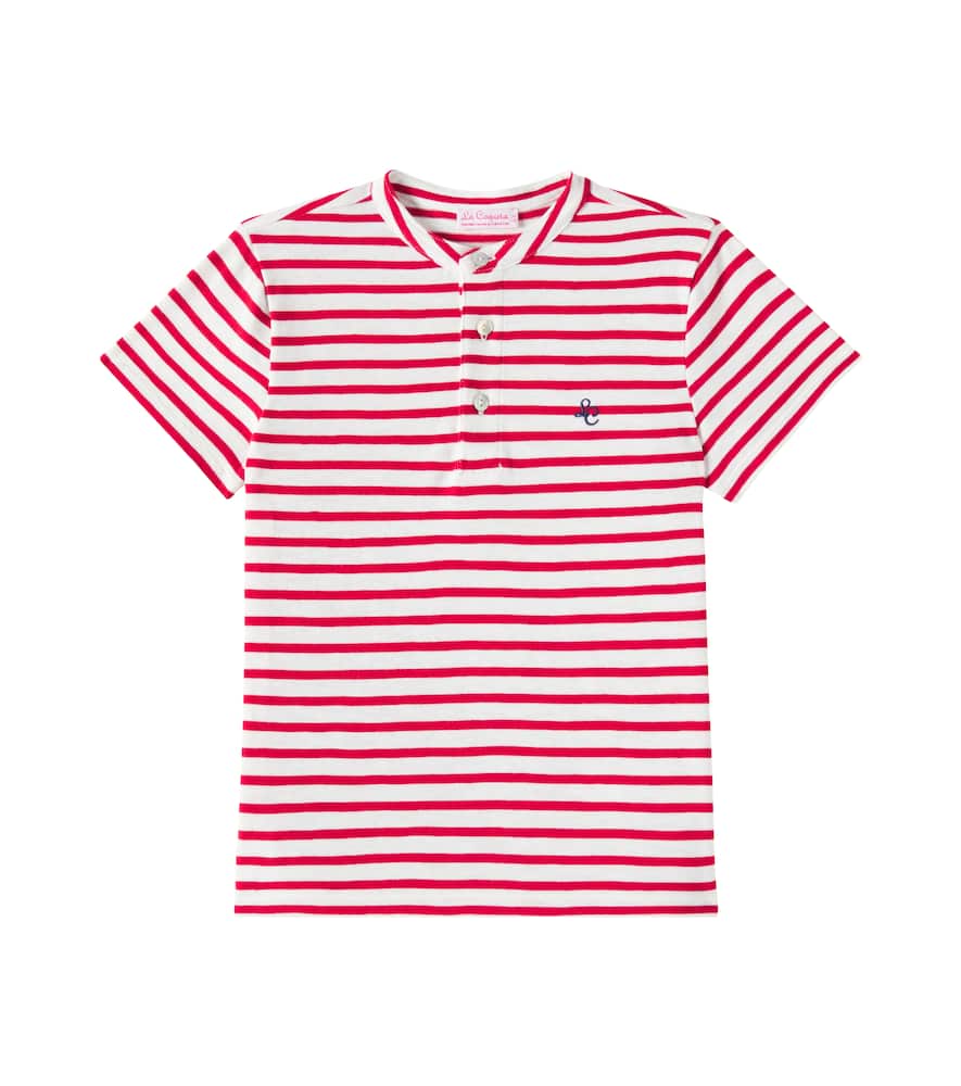 Alcon striped cotton polo shirt