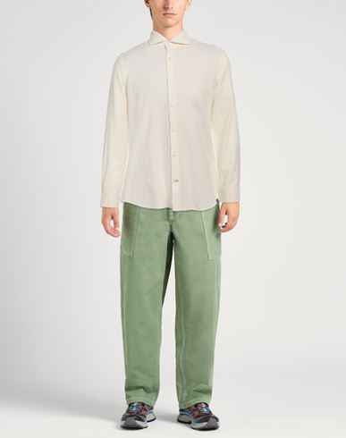 Joop! Man Shirt Cream Size 17 Cotton, Wool
