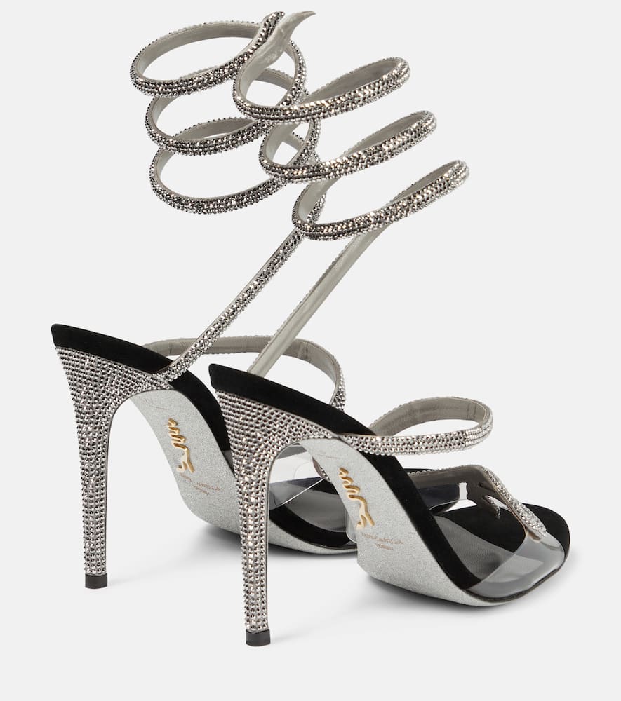 Rene Caovilla Snake embellished sandals 105