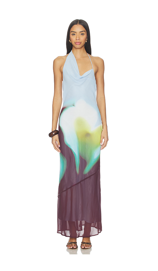 SOVERE Zinnia Dress in Azure. L also in M, S