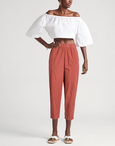 Woman Pants Brown Size 4 Cotton