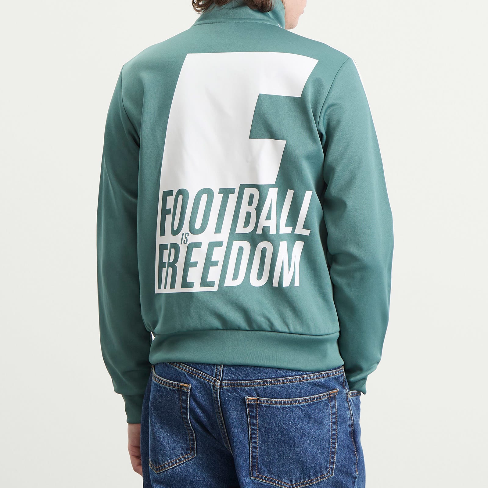 Men's Bob Marley Track Top in Tech Emerald