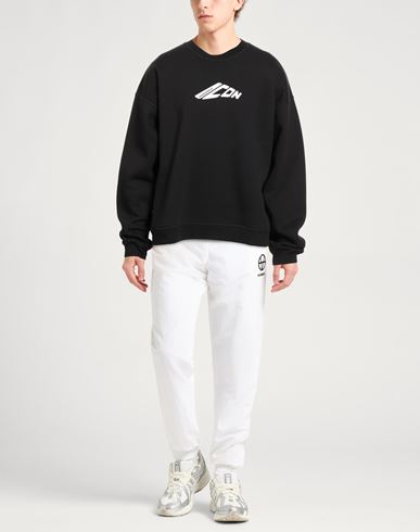 Icon Man Sweatshirt Black Size M Cotton, Polyester