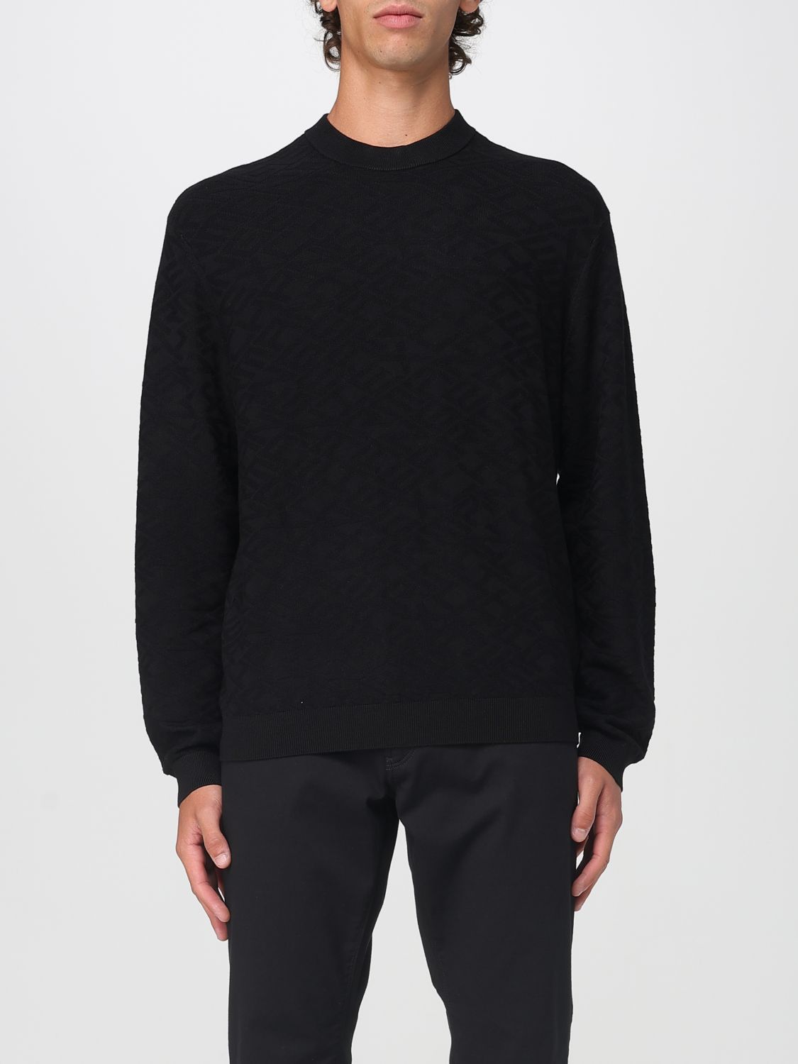Crew-neck sweatshirt - Black
