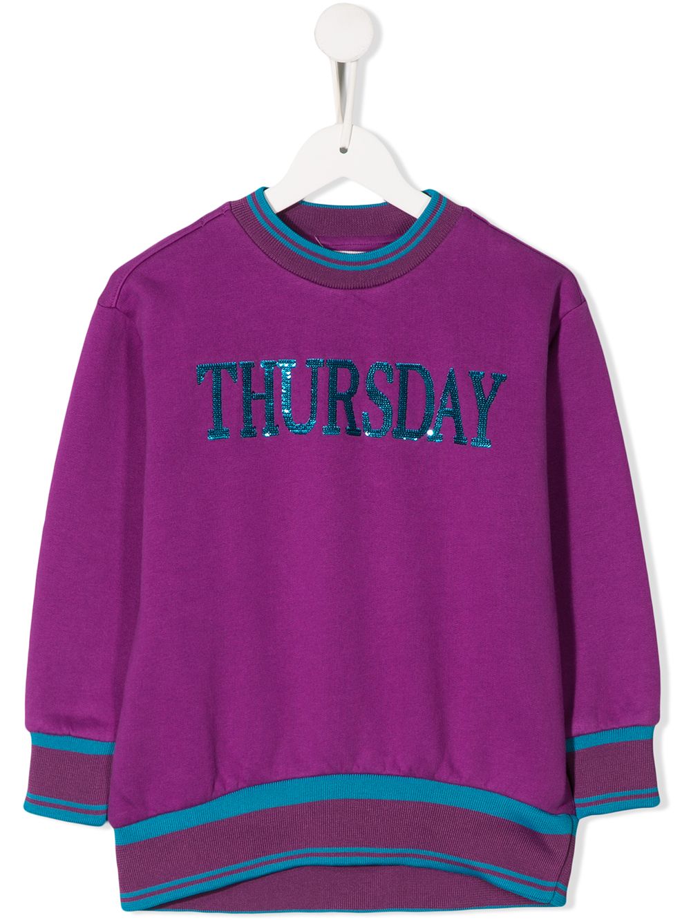 Sequin Thursday knit jumper - Purple