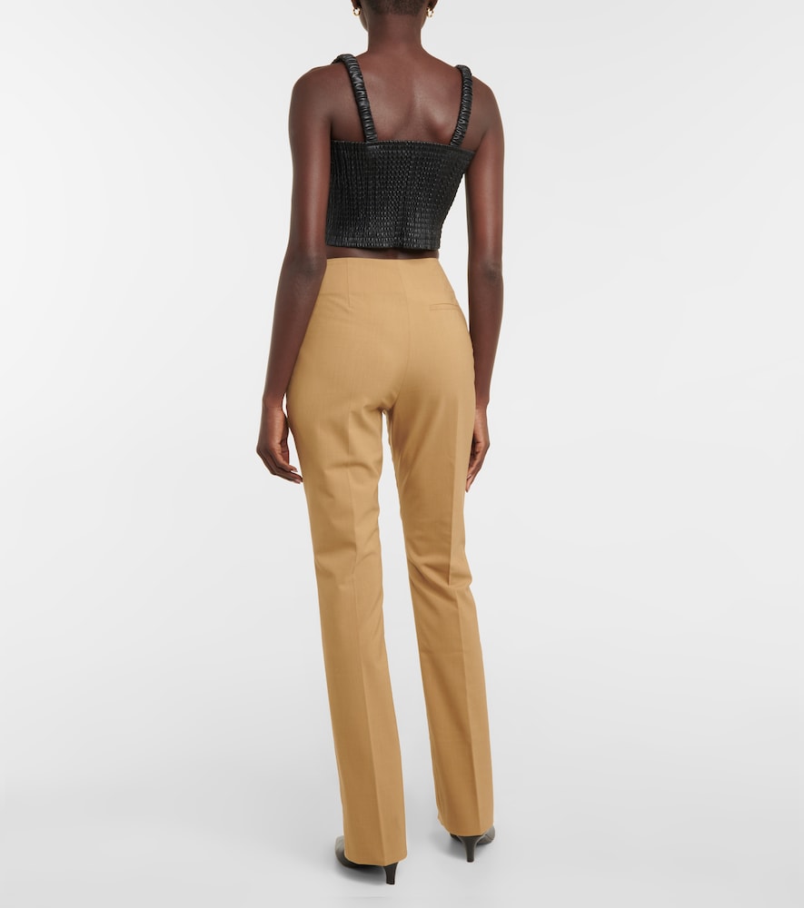 Florine slim wool-blend pants