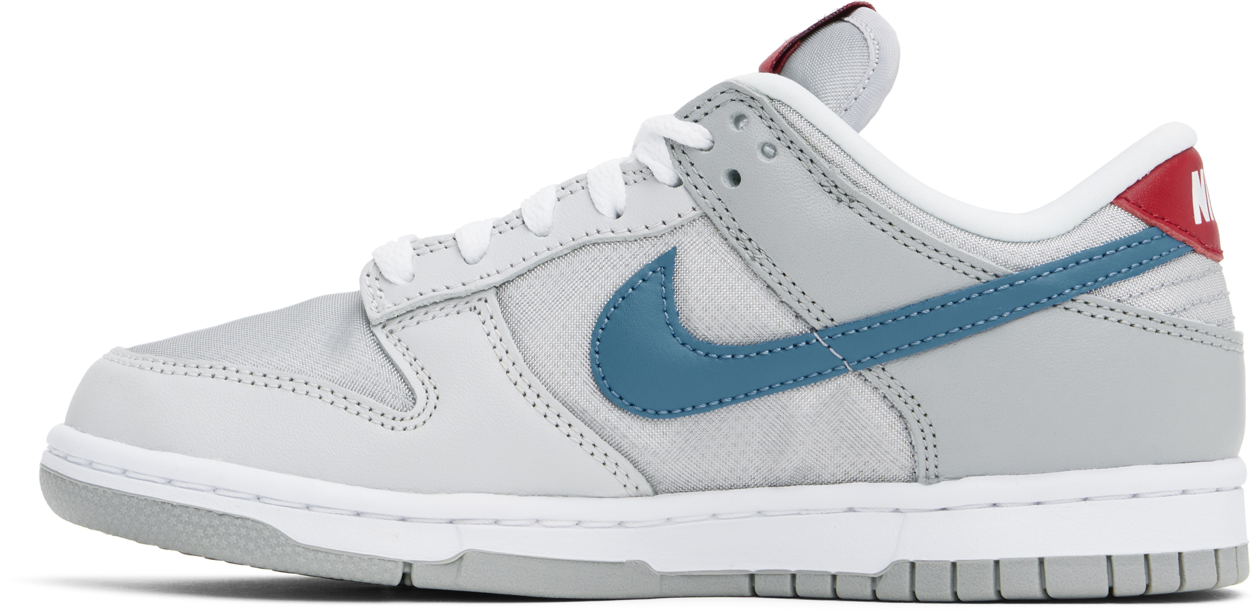 Silver Dunk Low Sneakers