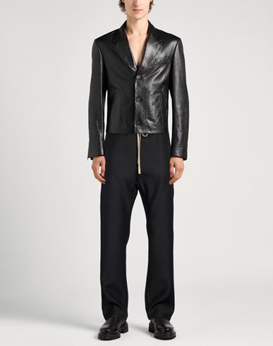 Man Pants Black Size S Virgin Wool, Silk