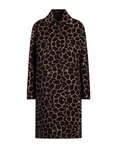 Woman Coat Dark brown