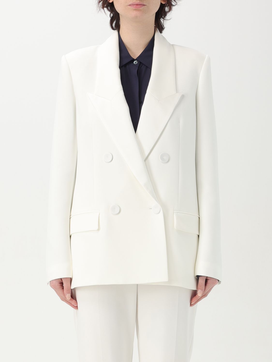 Peak-lapels blazer - Black