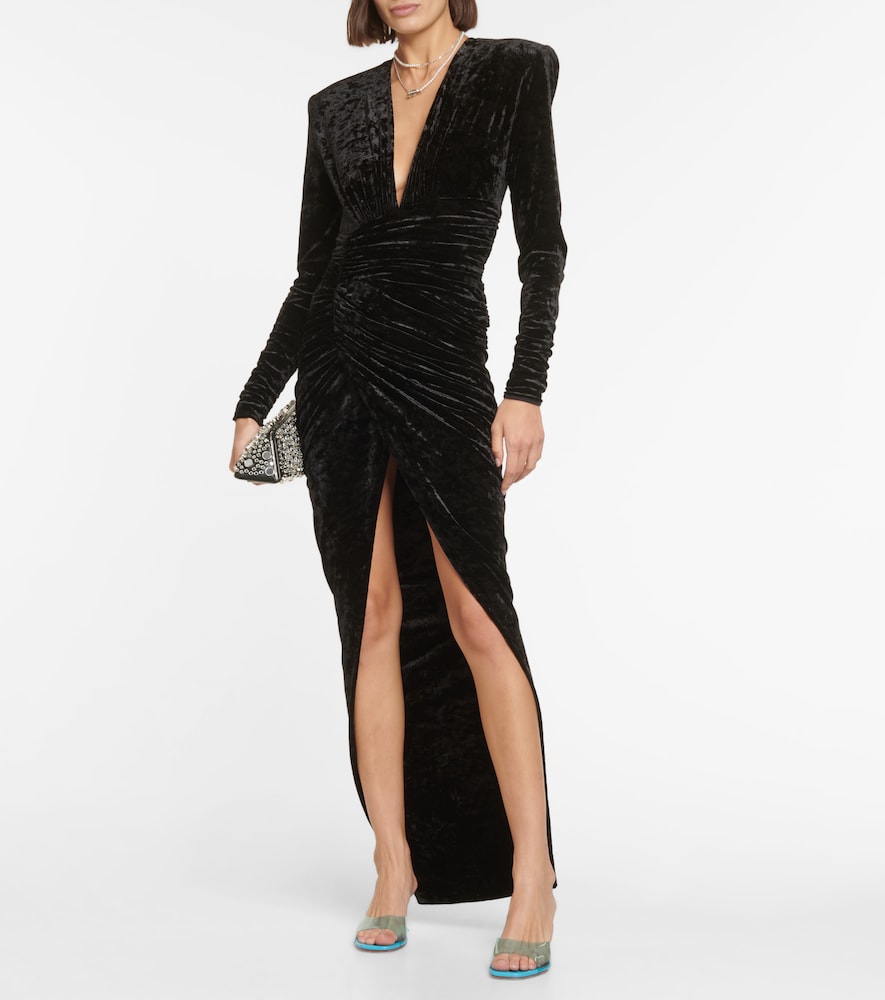 Velvet gown