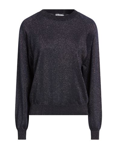 Woman Sweater Midnight blue Size 6 Cotton, Viscose, Metallic fiber, Polyester