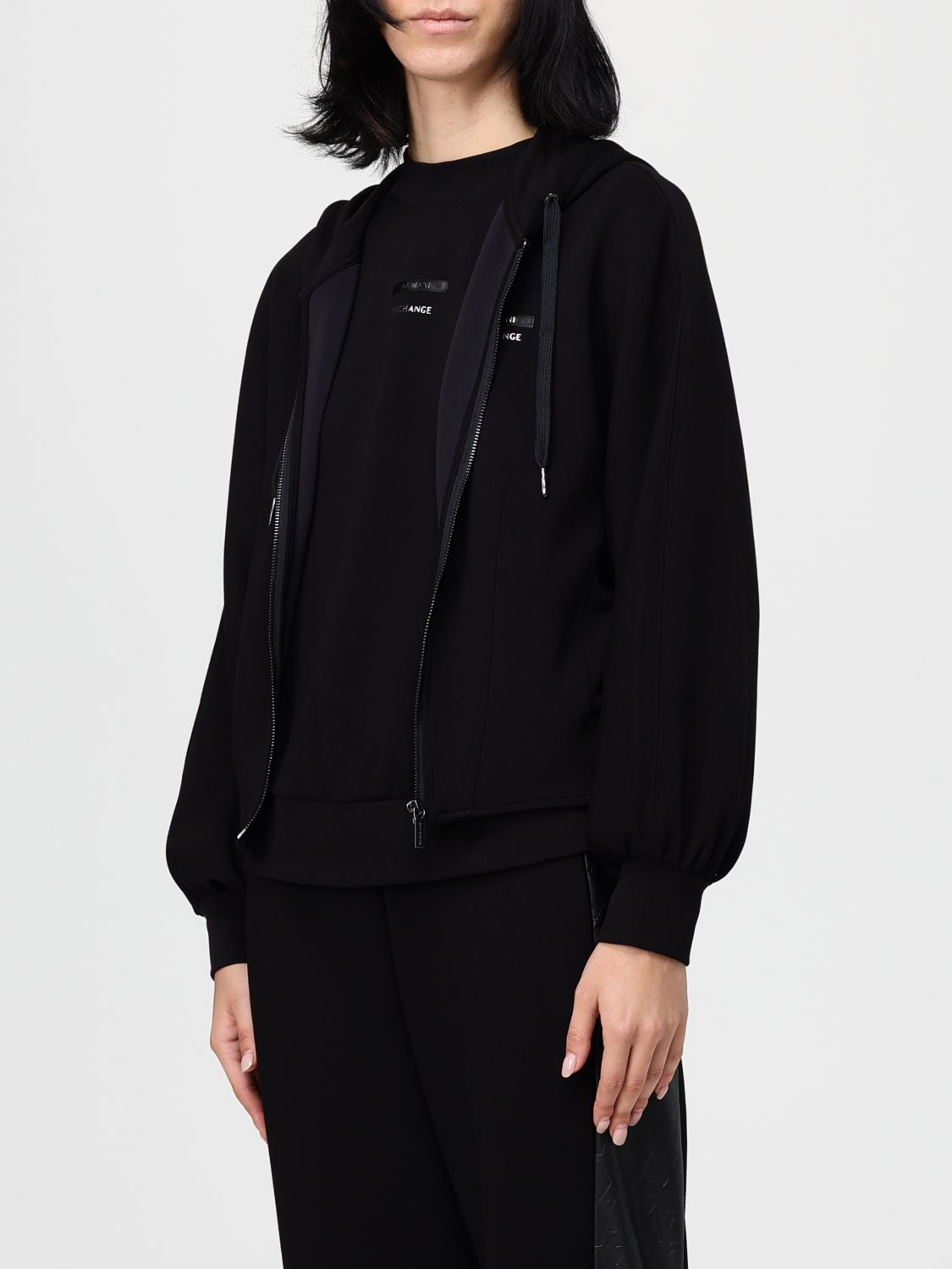Sweatshirt Woman color Black