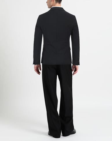 Man Blazer Black Size 38 Polyester, Viscose, Elastane