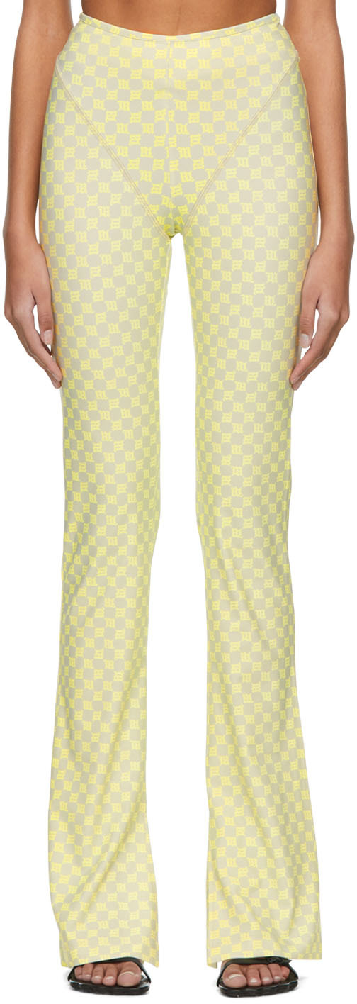 Green &amp; Gray Nylon Slacks