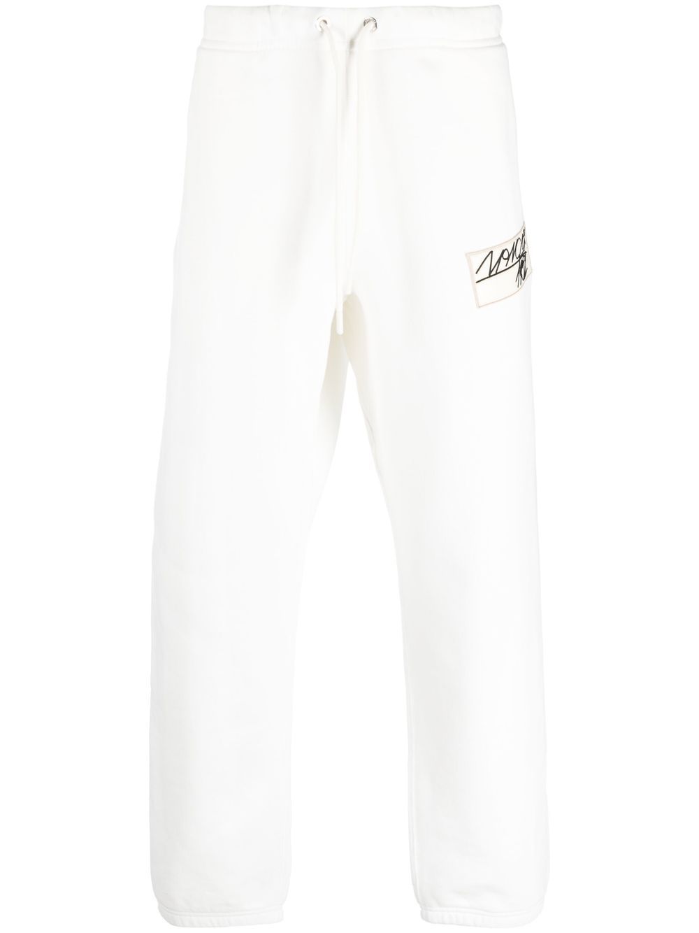 Logo-patch track pants - White