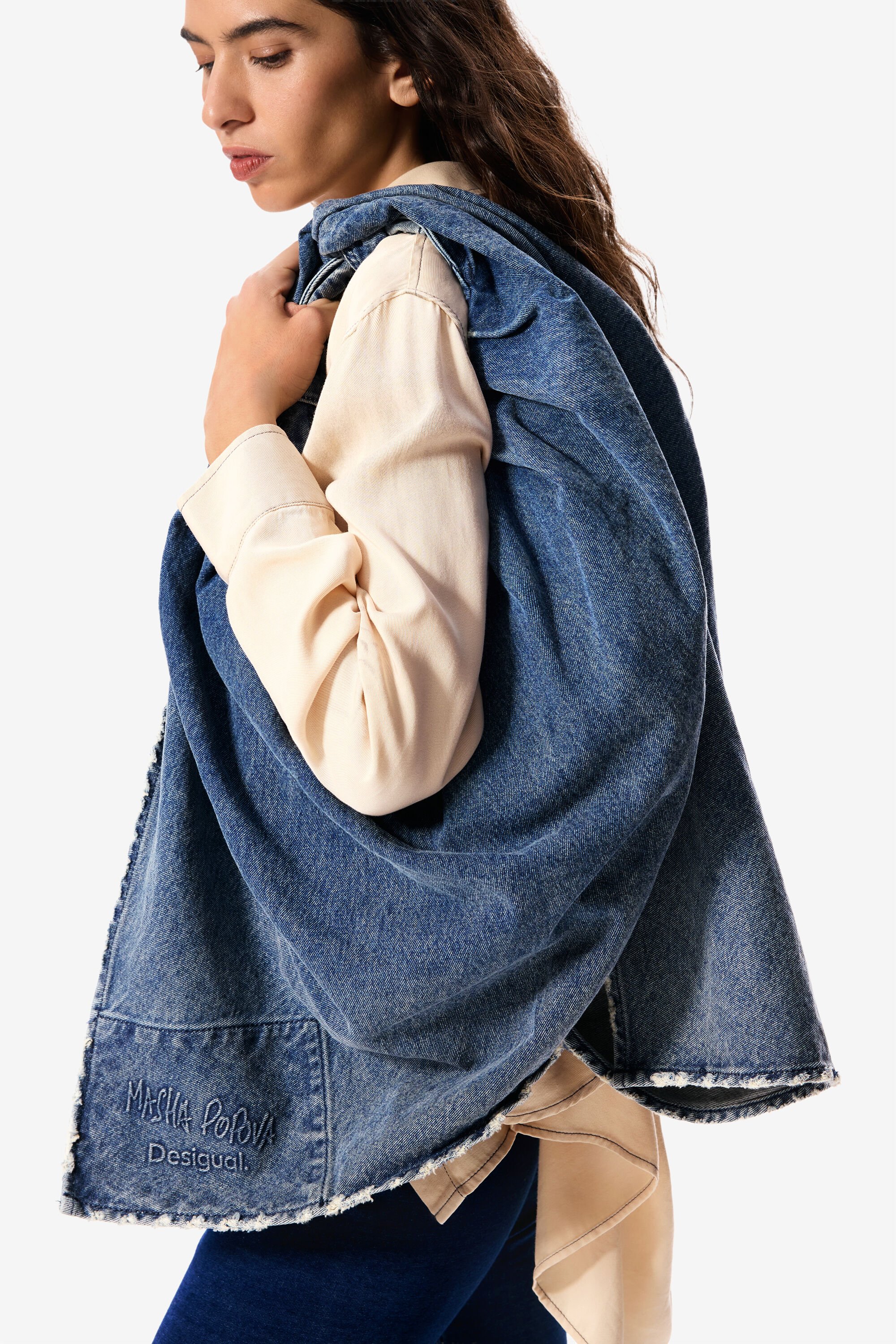 Denim bandana bag