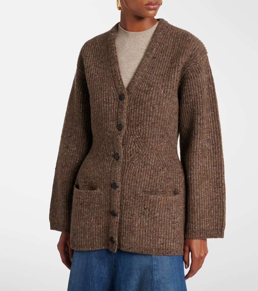 CO Wool-blend tweed cardigan