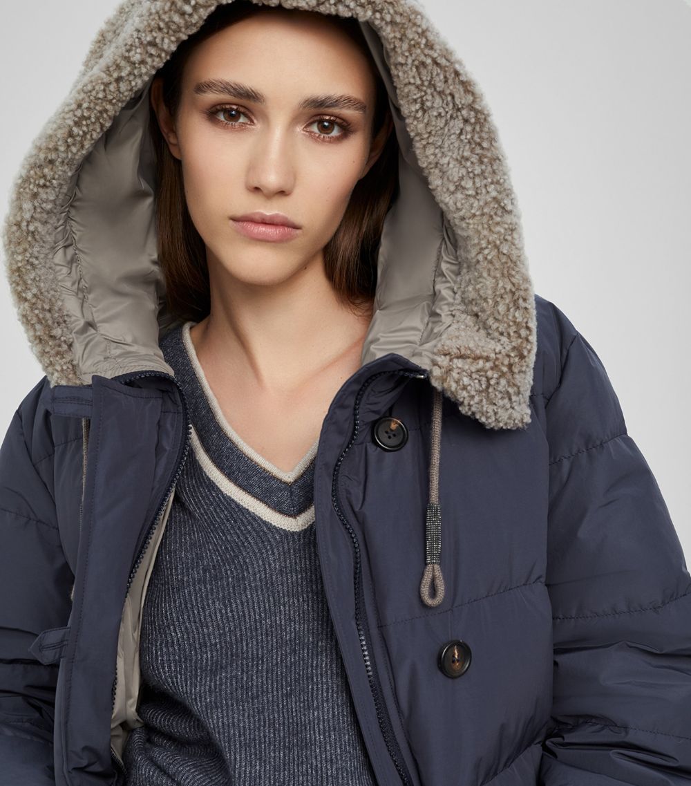 Taffeta Water-Resistant Down Jacket