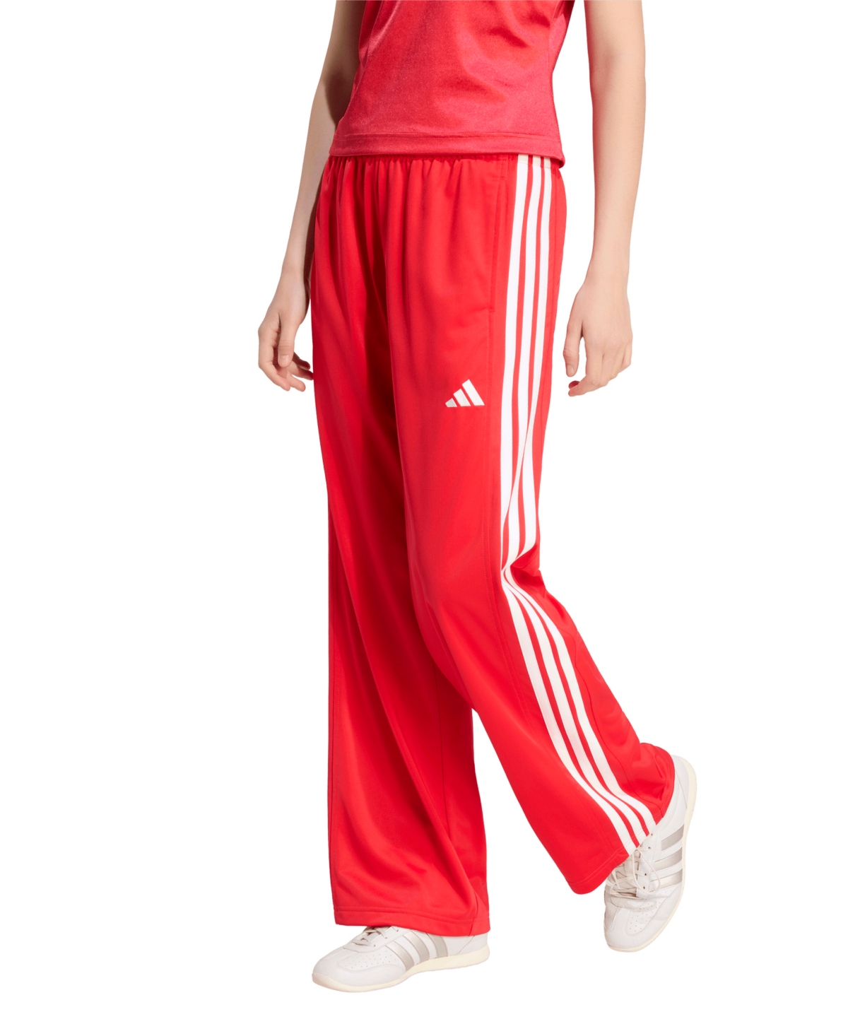 Women's Dayready Wide-Leg Track Pants - Pure Ruby