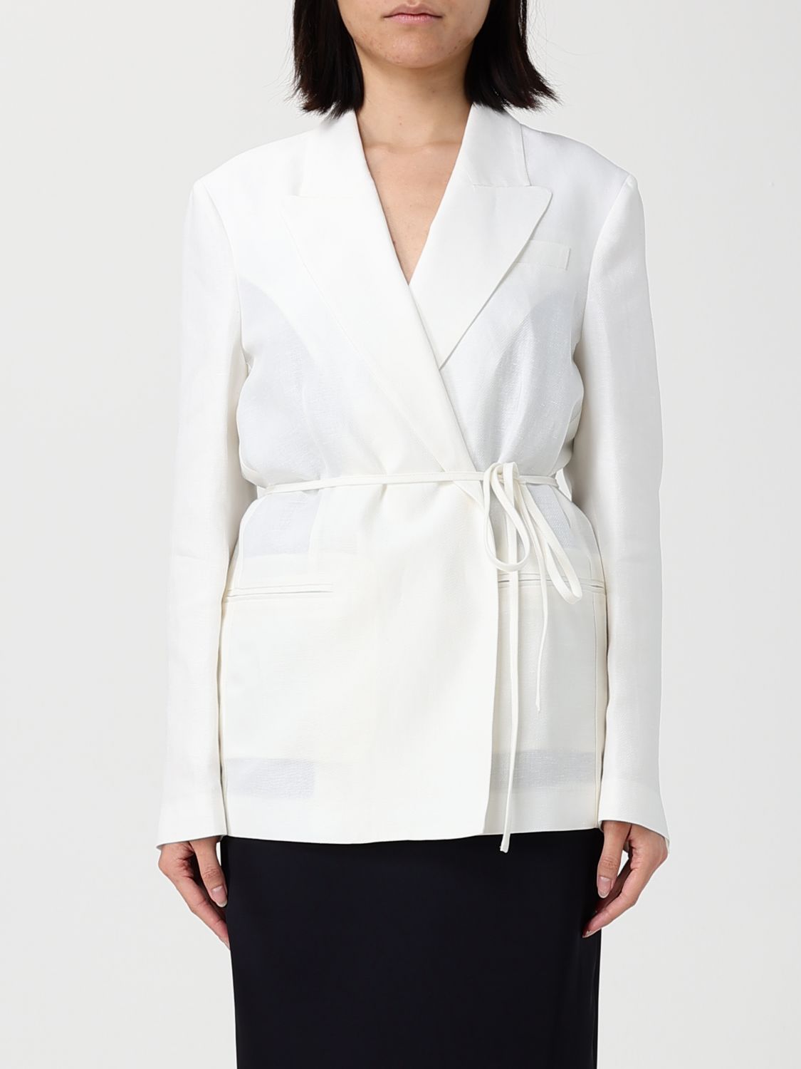 Blazer Woman color White