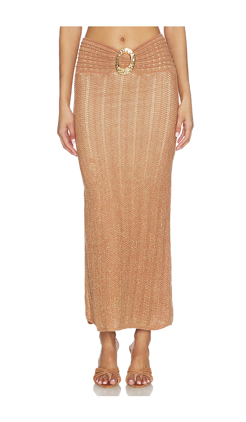 Capittana JUPE LONGUE LULI en Tan. XS/S. Also en