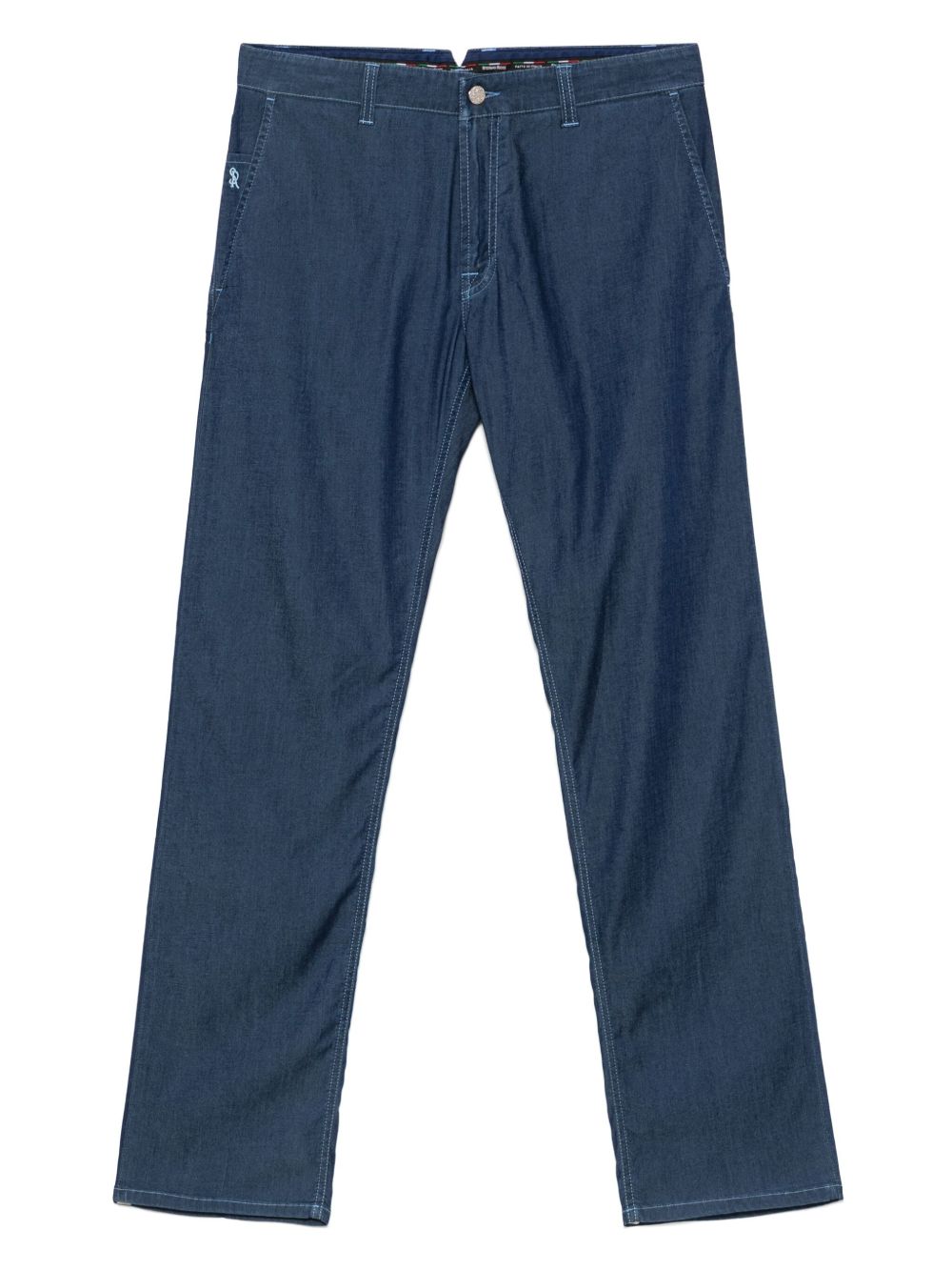Logo-patch jeans - Blue