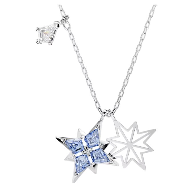 Symbolica Rhodium Plated Star Pendant Necklace