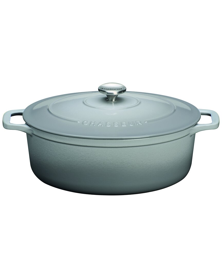 5.3qt Cast Iron Oval Dutch Oven